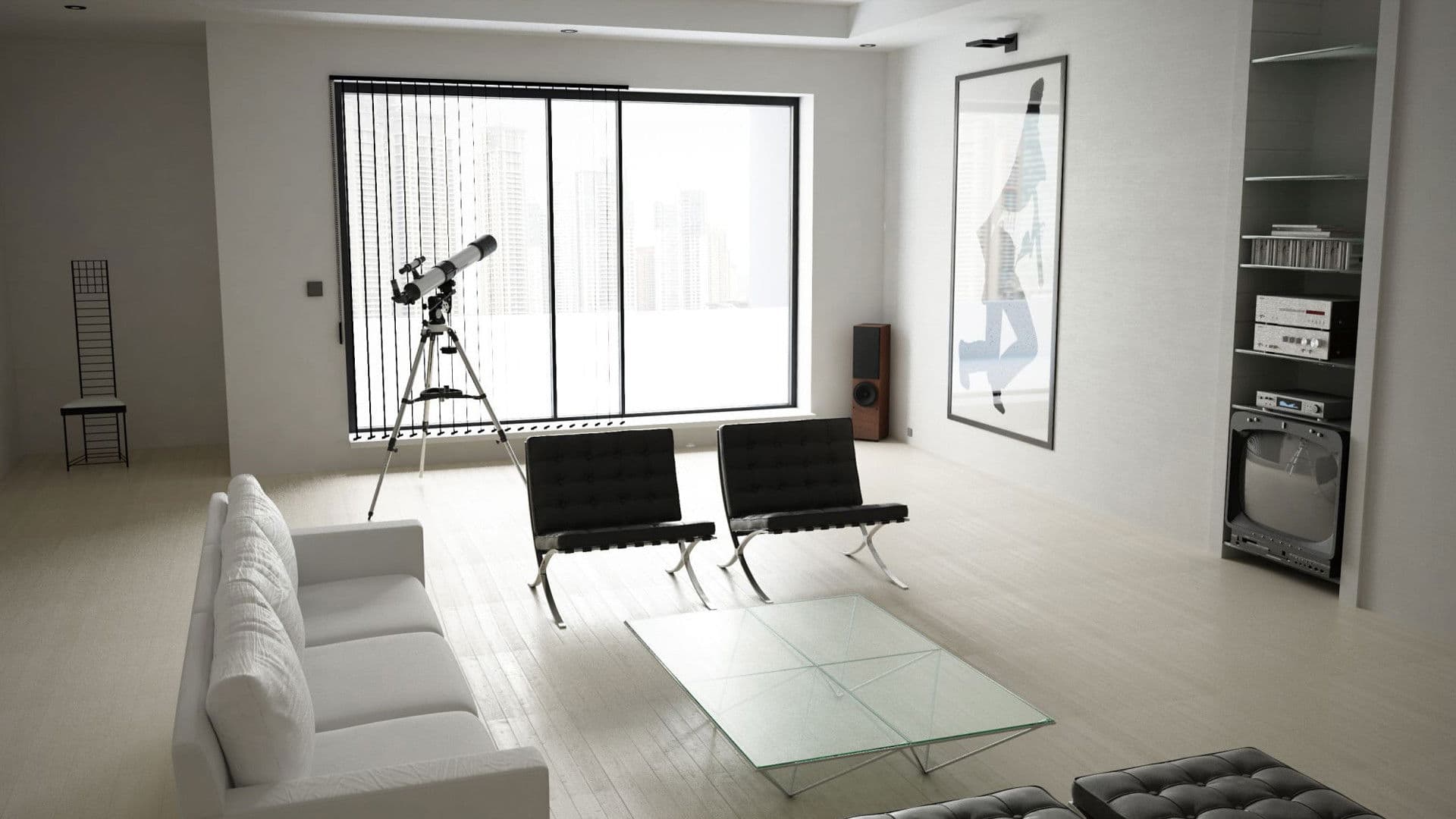 American Psycho (2000) - aesthetic film composition - frame 2