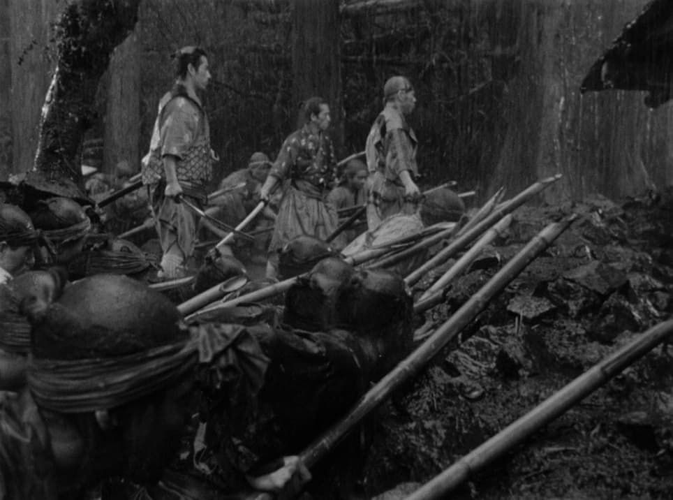 Seven Samurai (1954) - color palette reference - frame 3