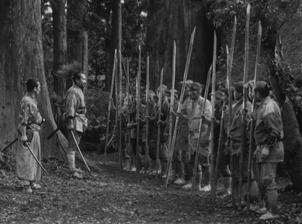 Seven Samurai (1954) - iconic movie scene - frame 4
