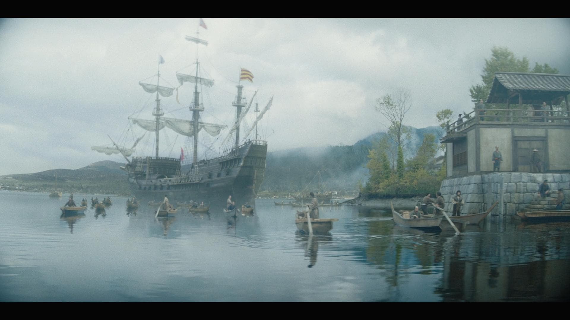 Shōgun (2024) - aesthetic film composition - frame 2